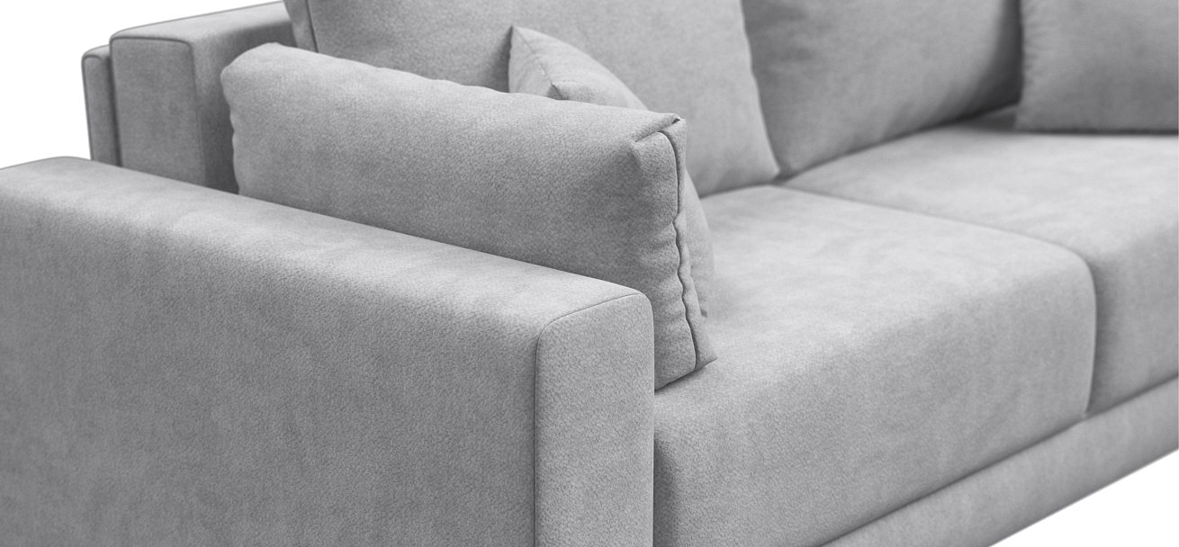 Диван Босс Прайм Шенилл CLOUD грей