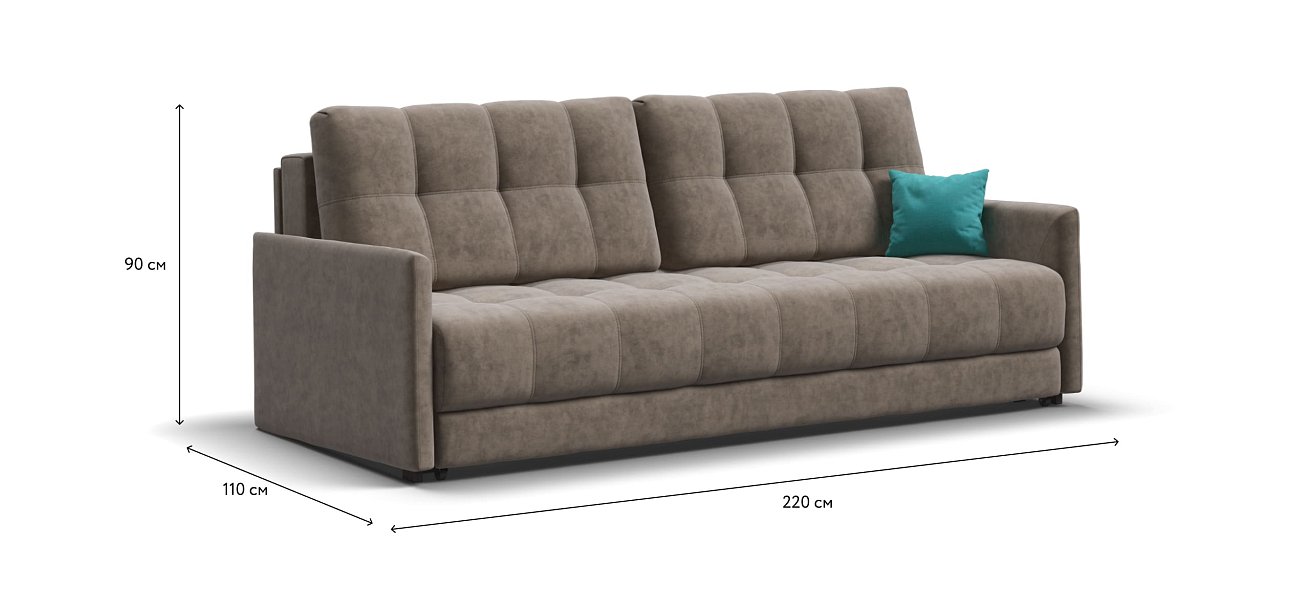 Диван BOSS 2.0 LOFT Велюр Royal тауп NEW