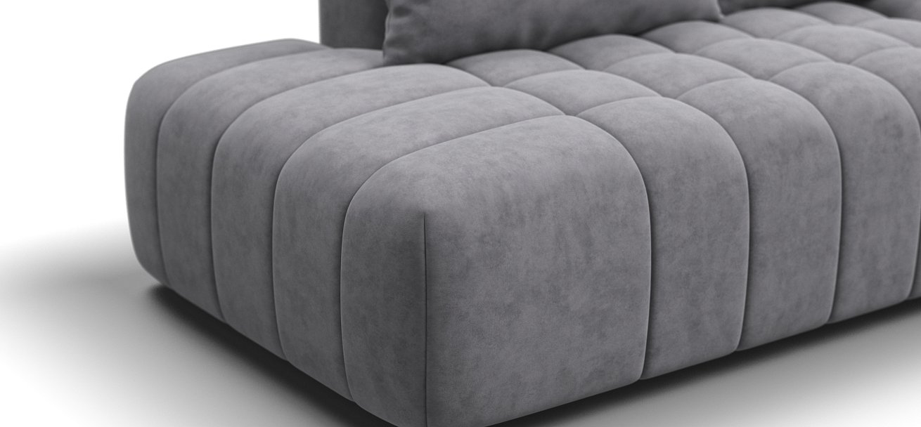 Диван Босс Твин прямой Велюр Роял агат