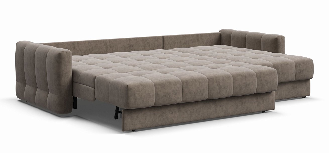 Угловой диван BOSS Sleep 160 Велюр Royal тауп NEW