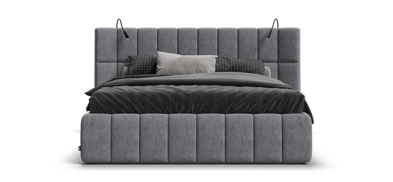 Кровать BOSS.XO 180*200 Велюр Роял агат