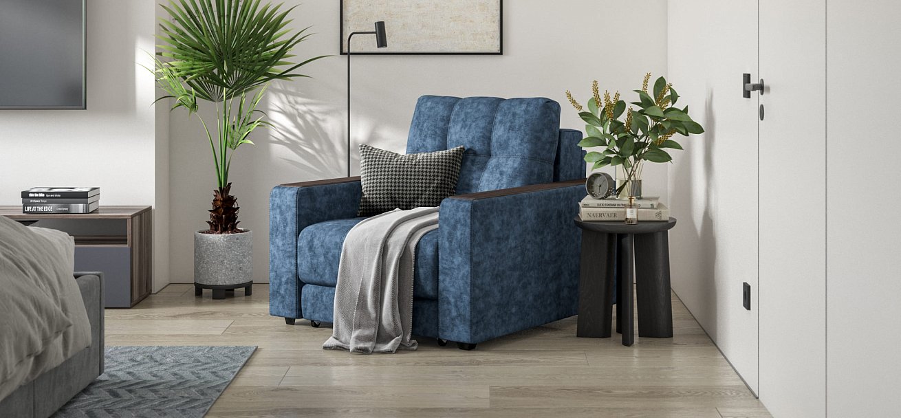 Кресло-кровать BOSS 2.0 Велюр Royal топаз NEW