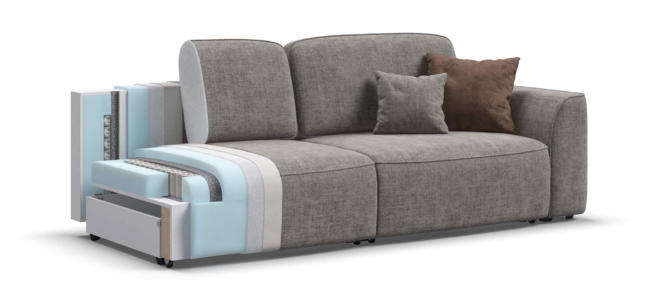 Диван KING SE шенилл IQ бежевый