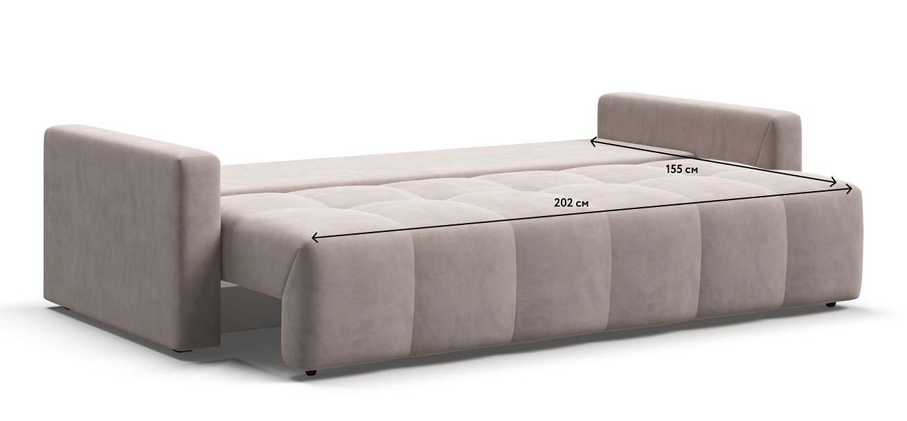 Диван BOSS TREND Велюр Monolit латте