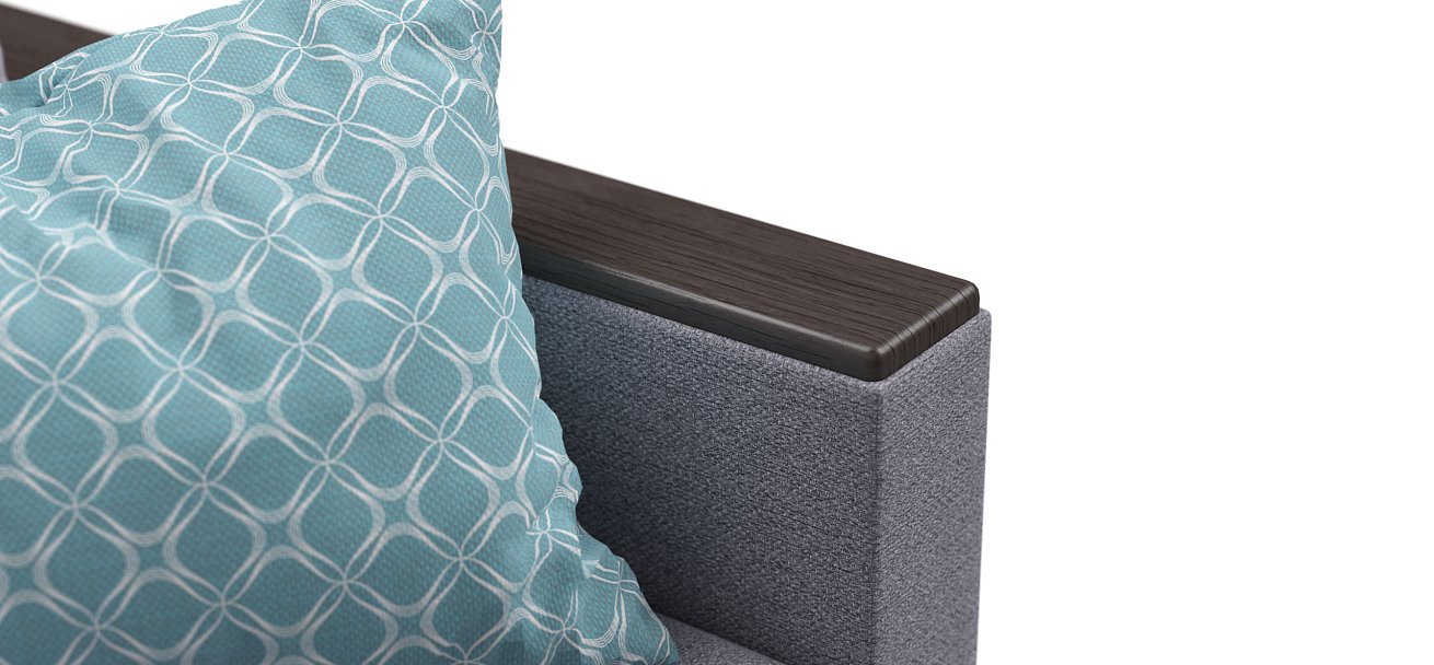 Диван Атланта-2 Лайт рогожка Malmo платина