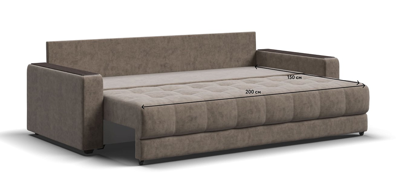 Диван BOSS 2.0 Велюр Royal тауп NEW