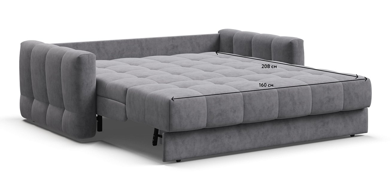 Диван BOSS Sleep 160 Велюр Роял агат