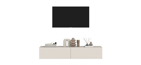 ТВ Тумба BOSS STANDART 140 Кашемир серый