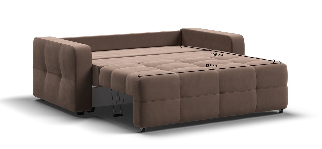 Диван Dandy Compact велюр Monolit мокко