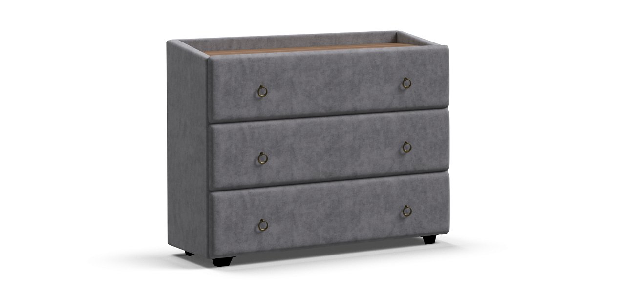 Комод BOSS Classic Велюр Роял агат, Орех Селект