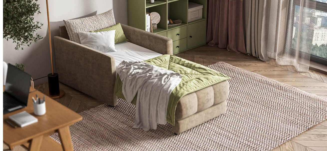 Кресло-кровать BOSS LOFT Велюр Роял тауп