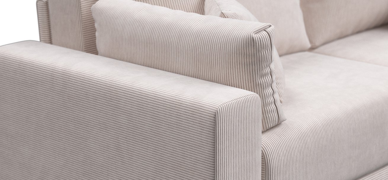 Диван Босс Прайм Вельвет CORD бежевый