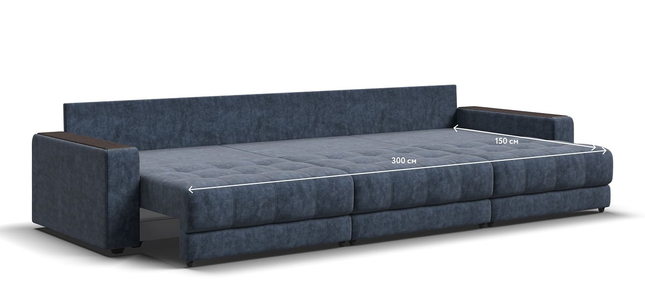 Диван BOSS GRAND Велюр Royal топаз NEW