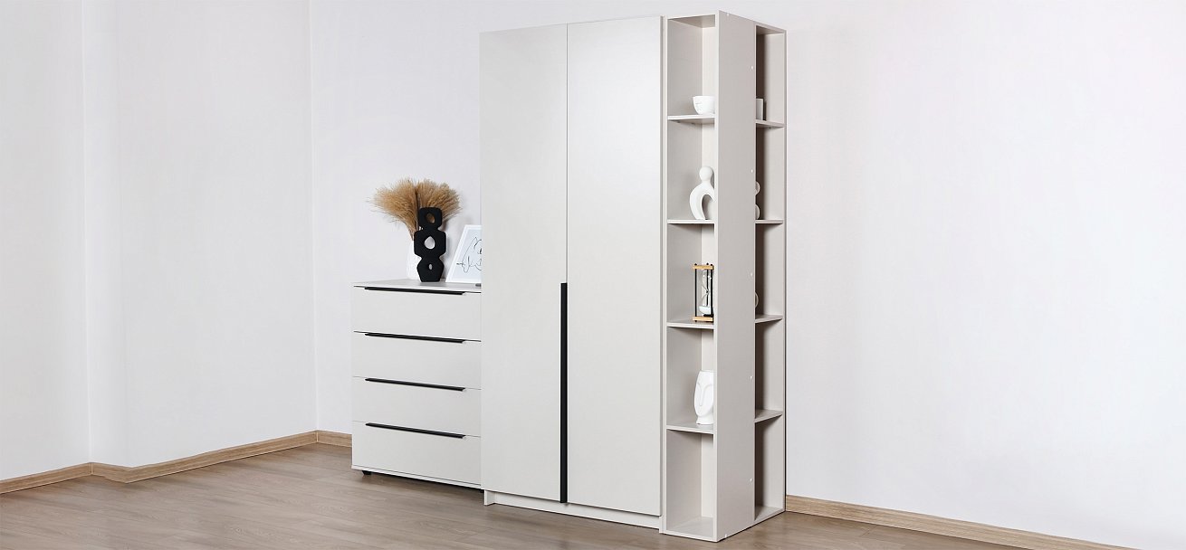 Рим 90 шкаф распашной 2Д 01 Кашемир