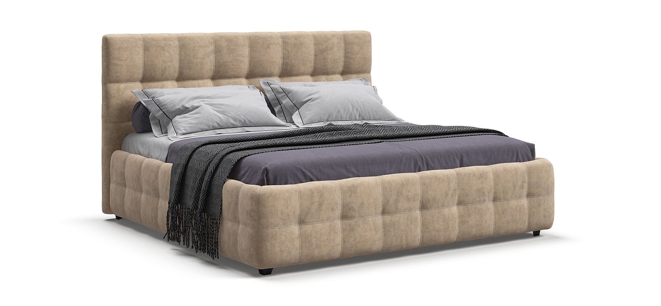 Кровать Босс 180*200 Про Велюр Royal шампань NEW