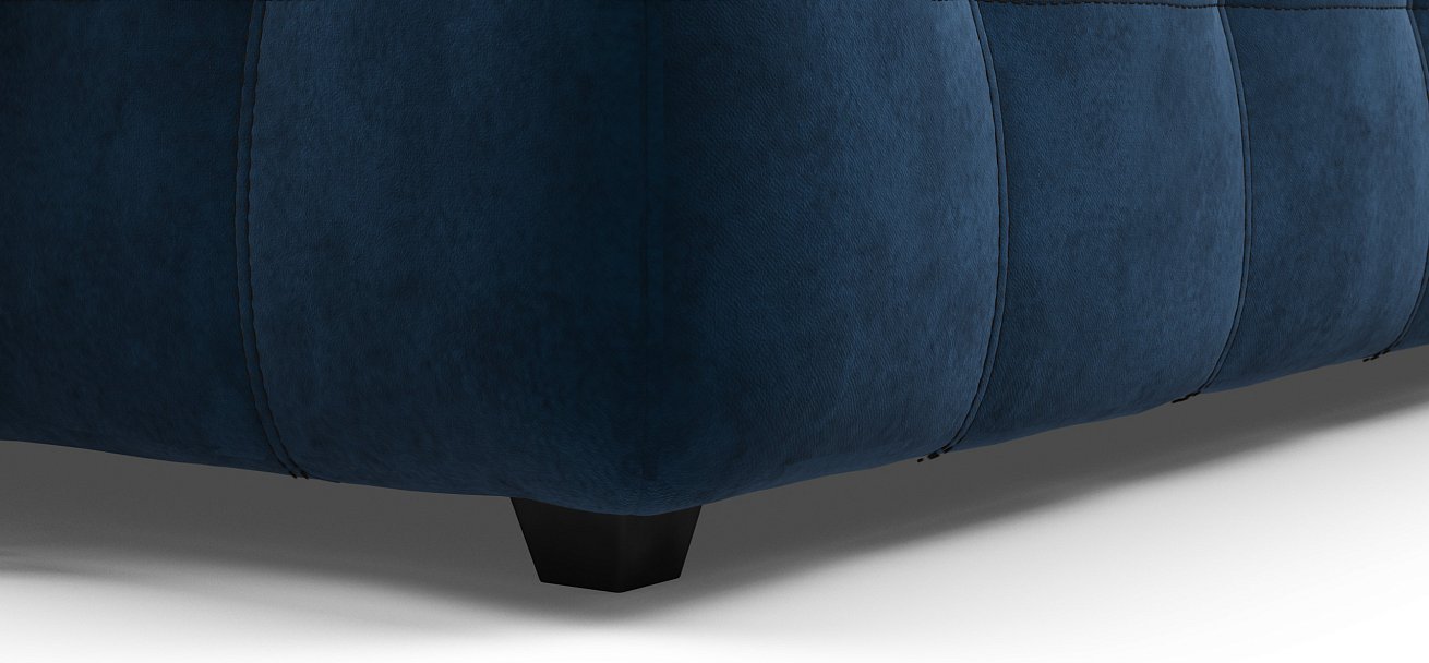 Кровать Босс 160*200 Про велюр Monolit синяя