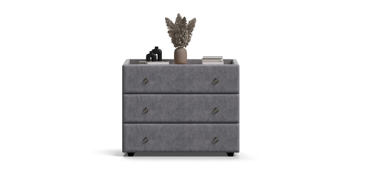 Комод BOSS Classic Велюр Роял агат, Орех Селект