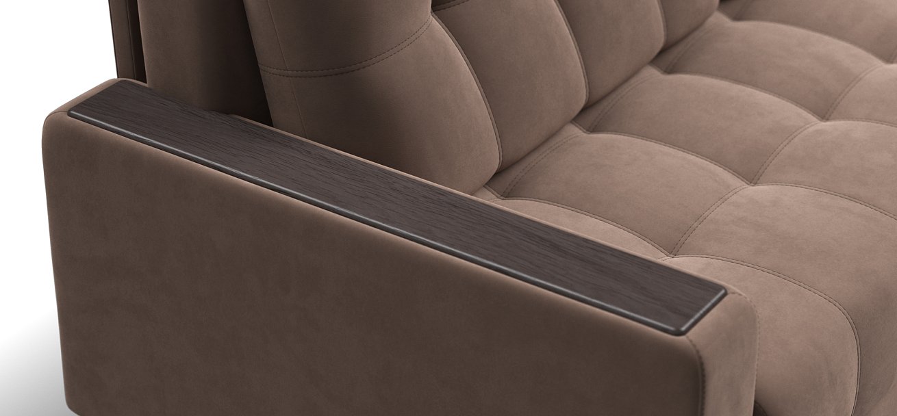 Диван BOSS 2.0 велюр Monolit мокко