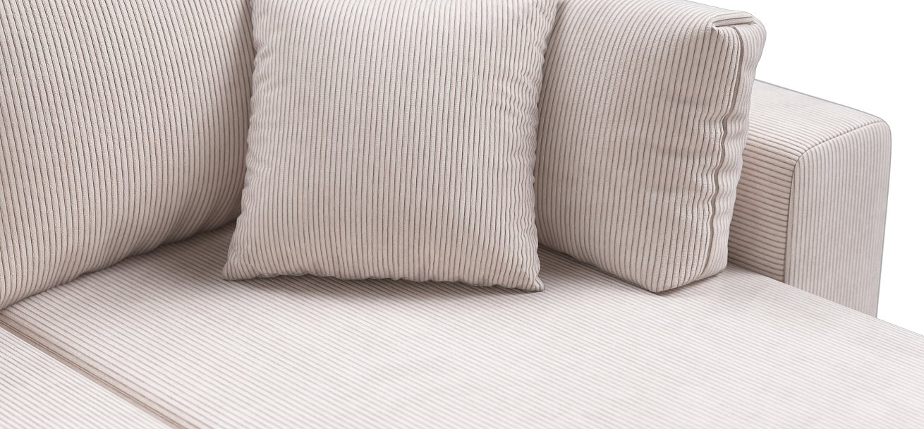 Угловой диван Босс Прайм Макс Вельвет CORD бежевый