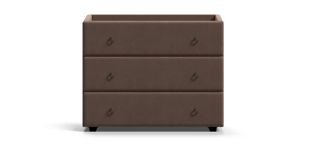 Комод BOSS Classic велюр MONOLIT Мокко, Орех Селект