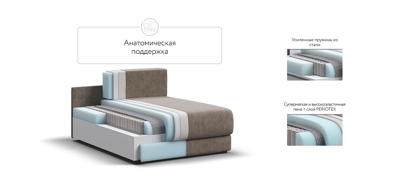 Оттоманка РИЧМОНД MODOOL Велюр Royal тауп NEW